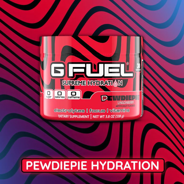 PEWDIEPIE HYDRATION GFUEL SAMPLE