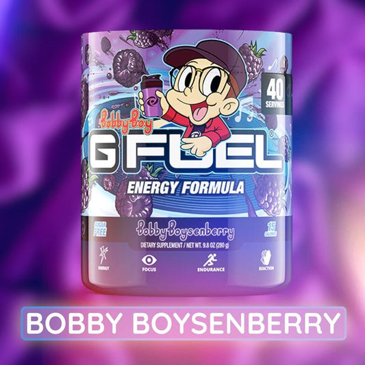 BOBBY BOYSENBERRY GFUEL SAMPLE