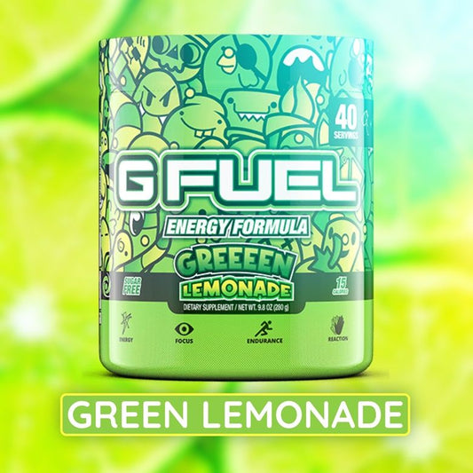 GREEN LEMONADE GFUEL SAMPLE