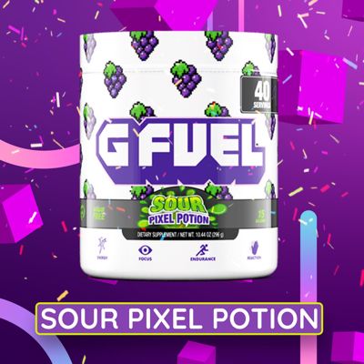 SOUR PIXEL POTION GFUEL SAMPLE