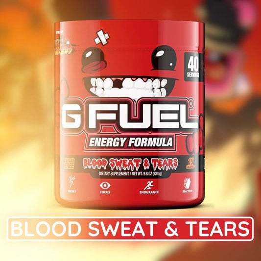 BLOOD SWEAT & TEARS GFUEL SAMPLE