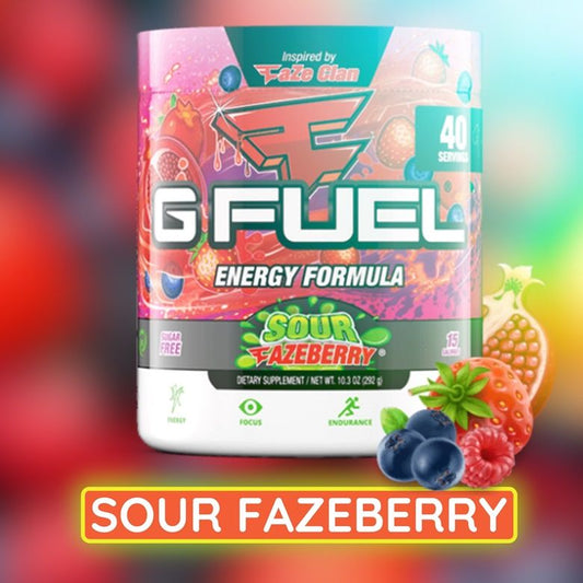 SOUR FAZEBERRY GFUEL SAMPLE